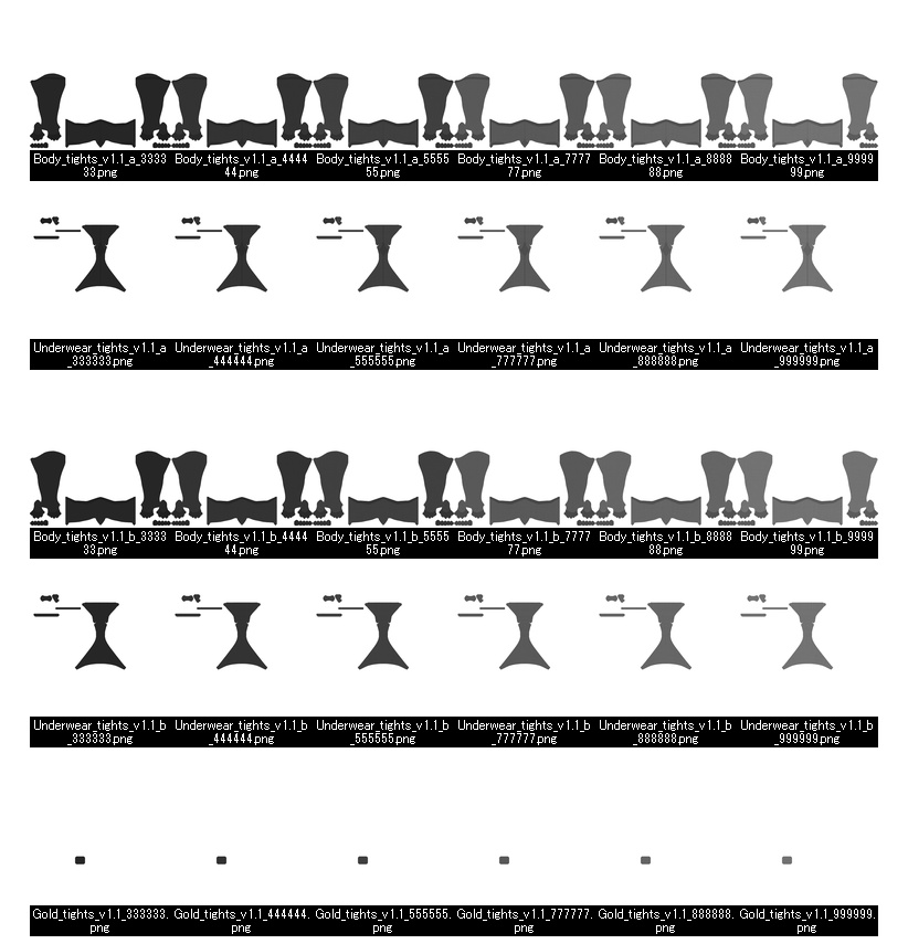 まりえる用タイツテクスチャ