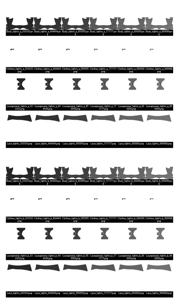 京狐用タイツテクスチャ