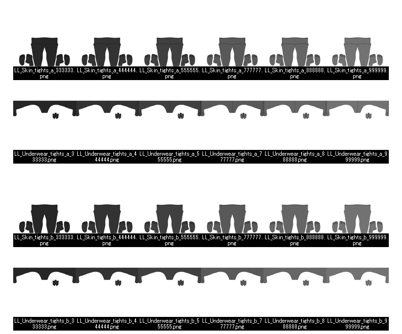 ルルリア用タイツテクスチャ