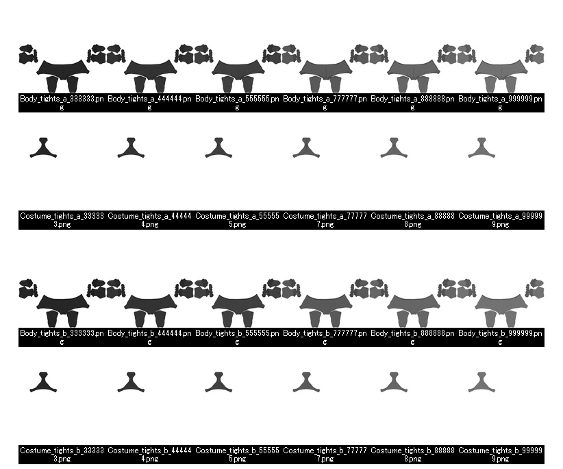 プラチナ・ナユ用タイツテクスチャ