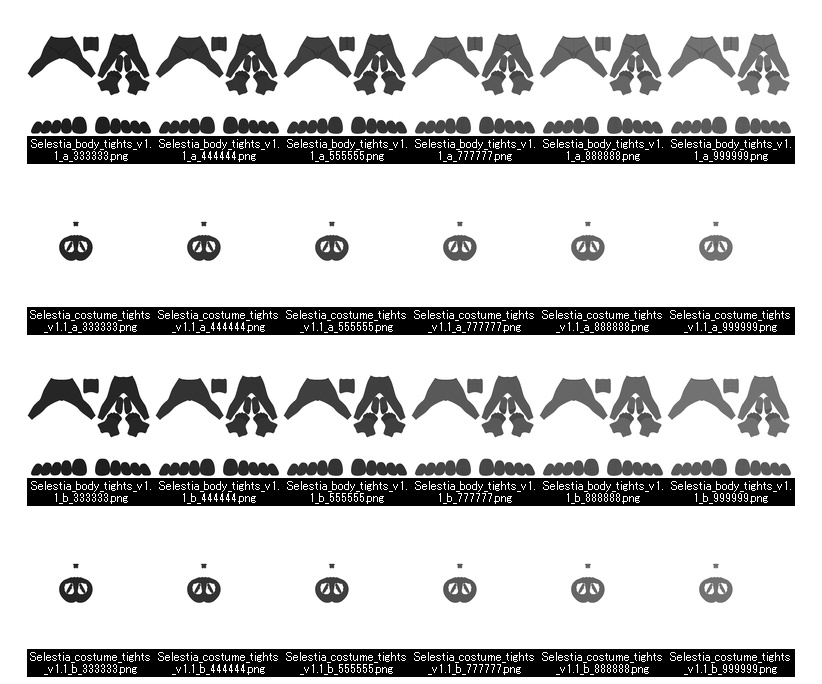 セレスティア用タイツテクスチャ
