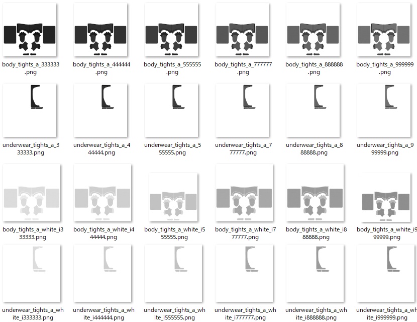 ローレン用タイツテクスチャ