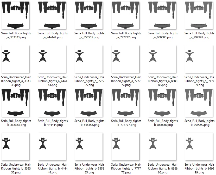 セリア用タイツテクスチャ