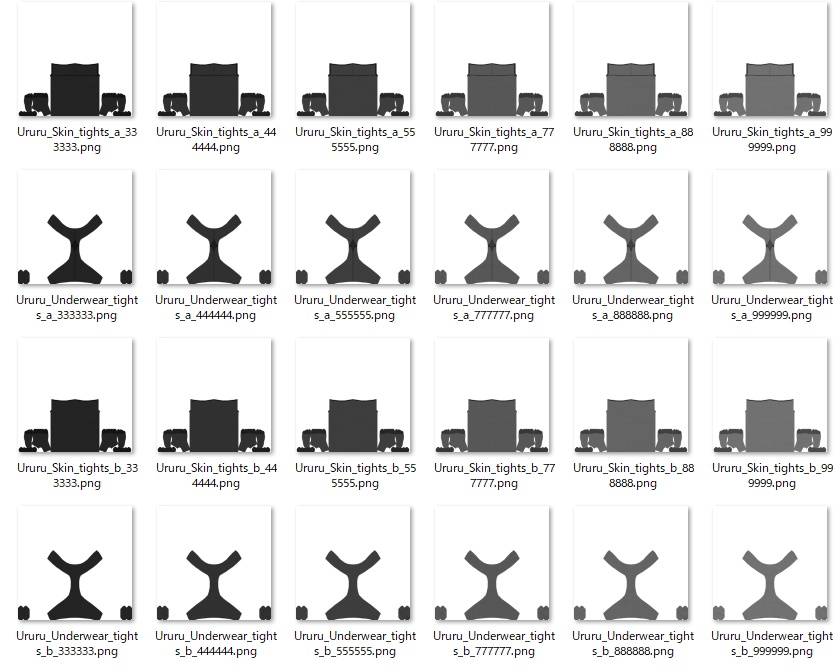 うるる用タイツテクスチャ