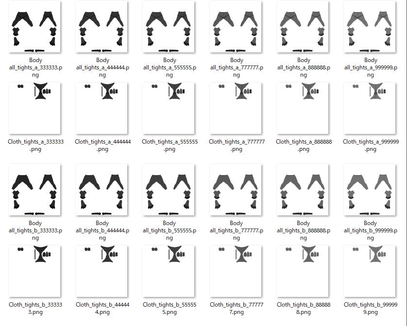萌用タイツテクスチャ