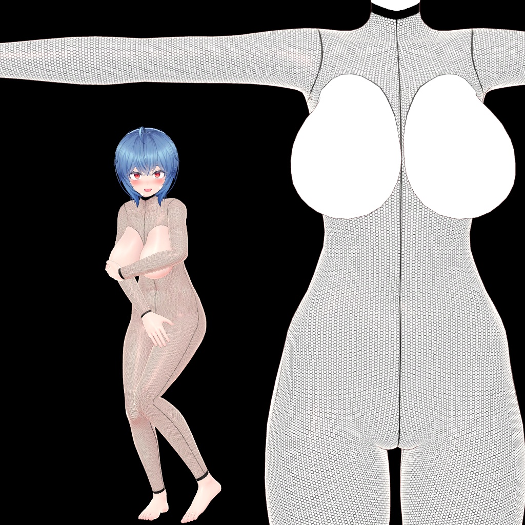 イメリス用全身網タイツテクスチャ