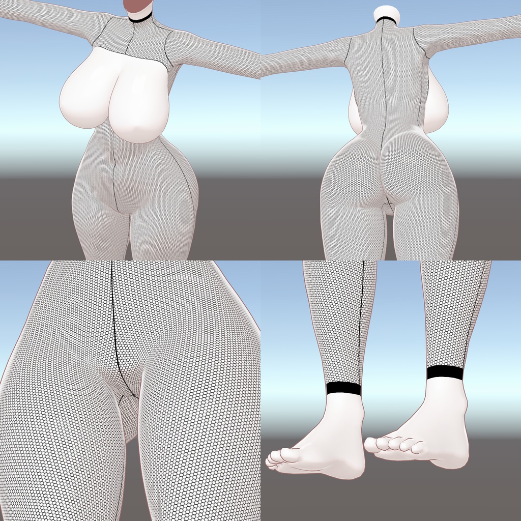 ミルティナ用全身網タイツテクスチャ