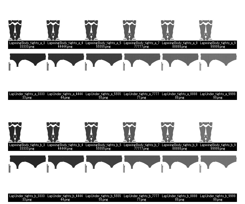 Lapwing用タイツテクスチャ