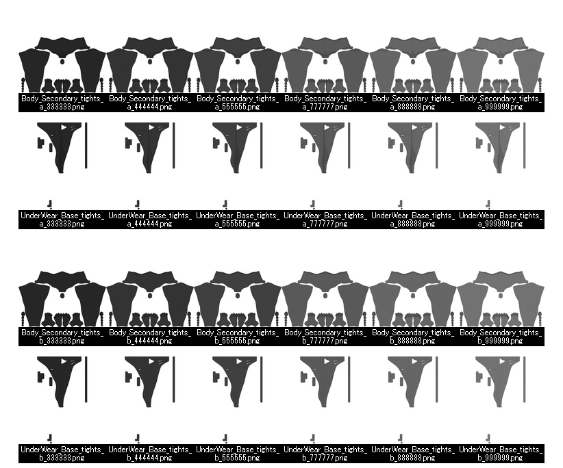 ルミナ用タイツテクスチャ