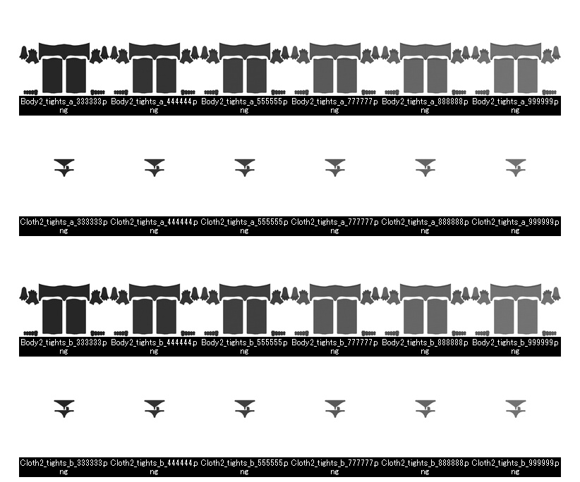 ルリエ用タイツテクスチャ