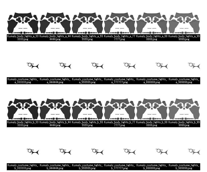 クマリ用タイツテクスチャ