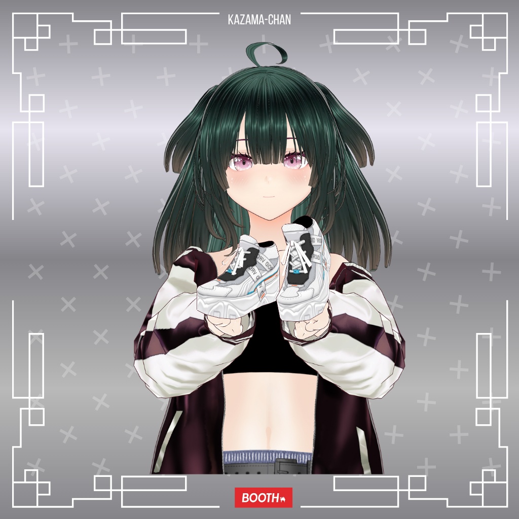 VRoid Shoes|Future Street Sneakers|VTuber・VRChat 3Dアセット|シューズパック