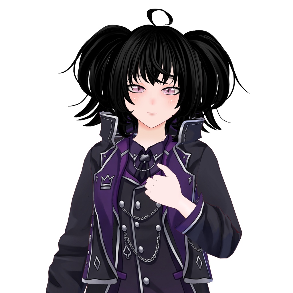 【VRoid】Dracula Vampire Outfit | Dark Gothic Vampire Lord | Halloween VRoid Custom Item