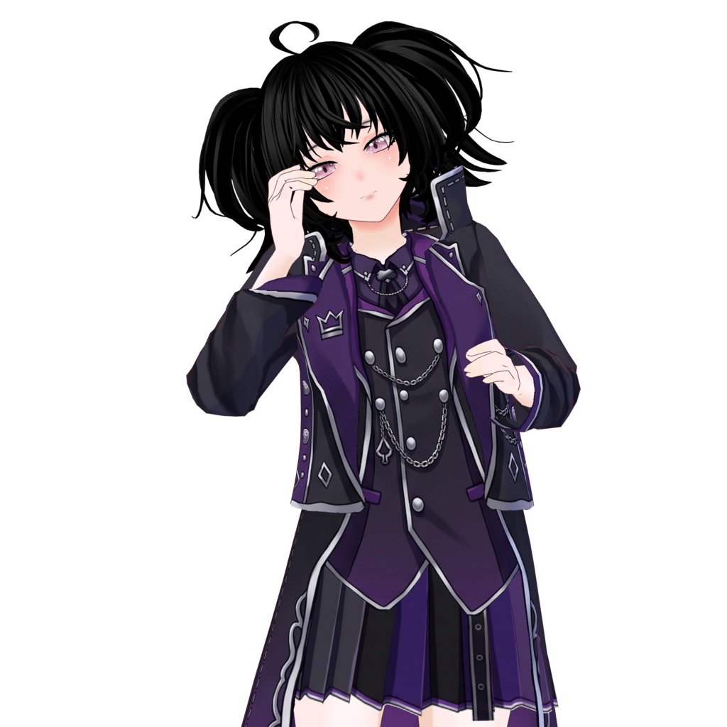 【VRoid】Dracula Vampire Outfit | Dark Gothic Vampire Lord | Halloween VRoid Custom Item