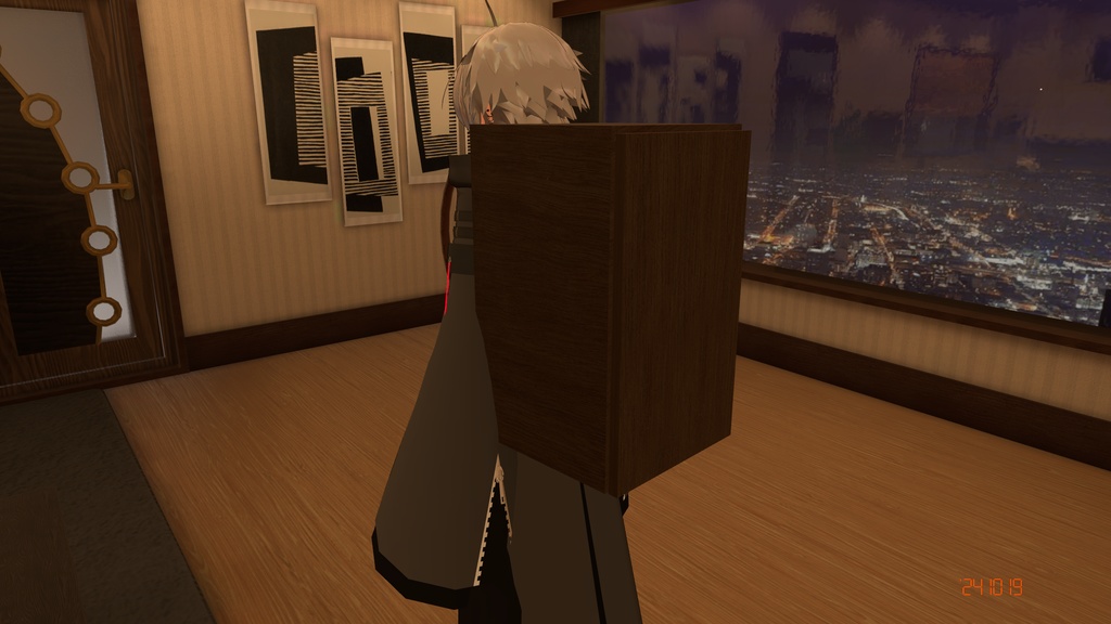 【無料】背負い箱【VRChat想定】