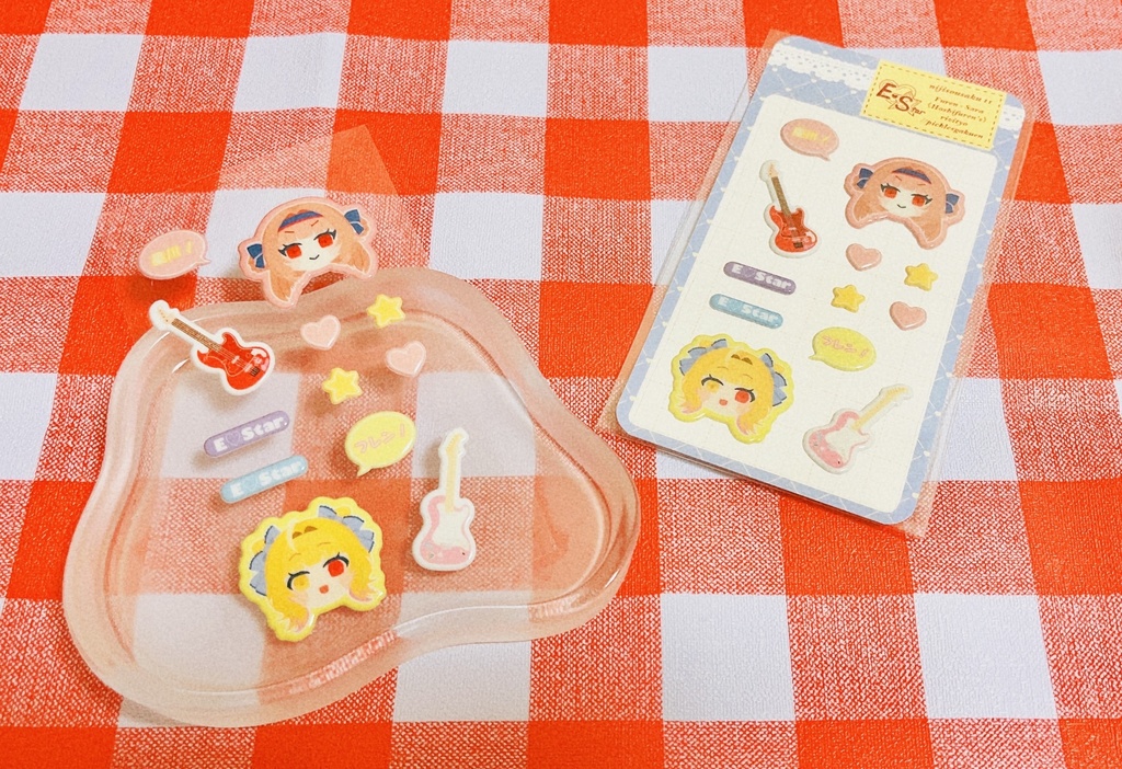 【非公式】E♡Star ぷっくりシール