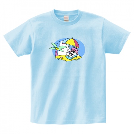 サマーカバTシャツ（ライトブルー）