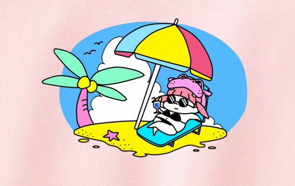 サマーカバTシャツ(ライトピンク)