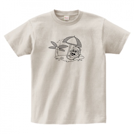 サマーカバシルエットTシャツ（オートミール）