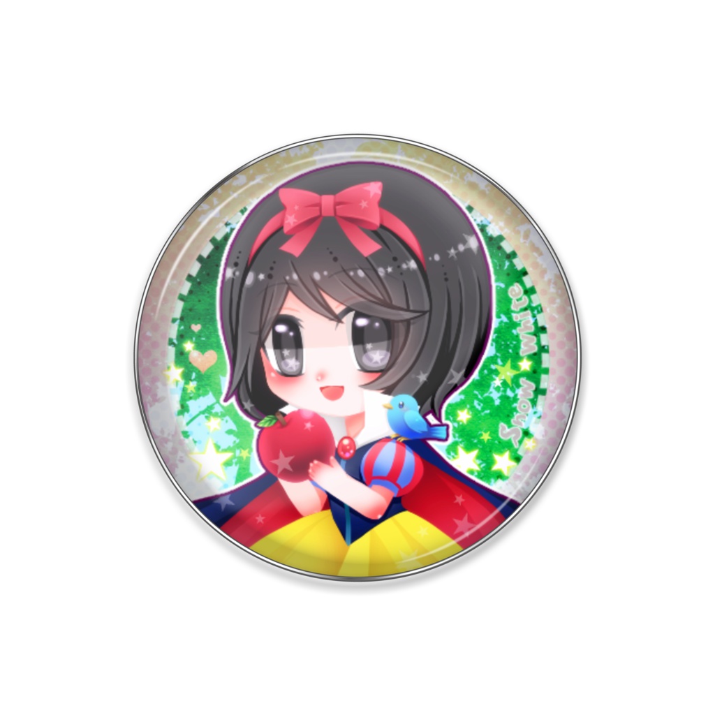 ピンバッジ*童話創作【白雪姫】