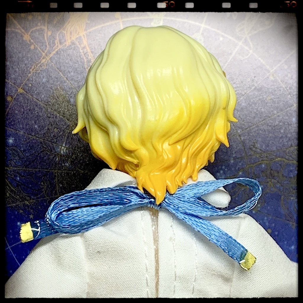 薔薇雫のリボンチョーカー:シチリアの追憶等小サイズドール用アクセサリー