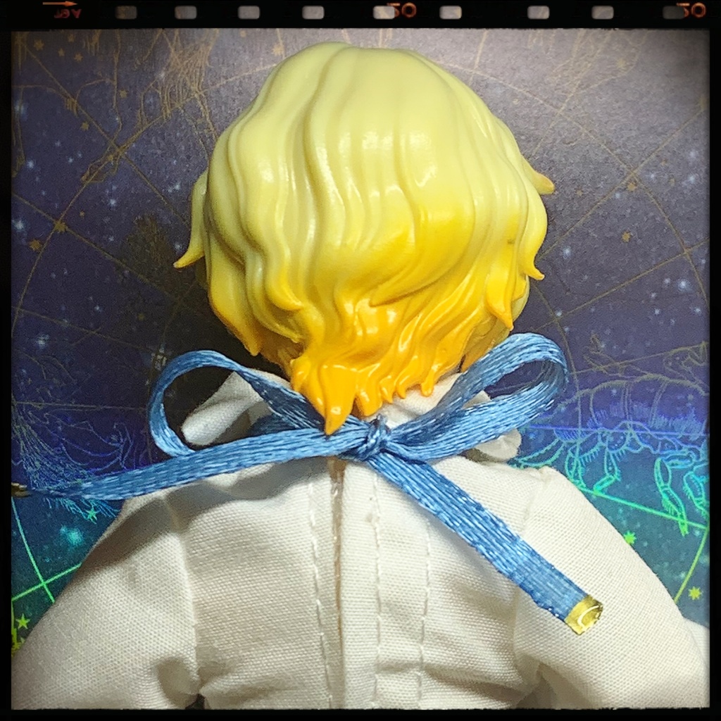 薔薇雫のリボンチョーカー:シチリアの追憶等小サイズドール用アクセサリー