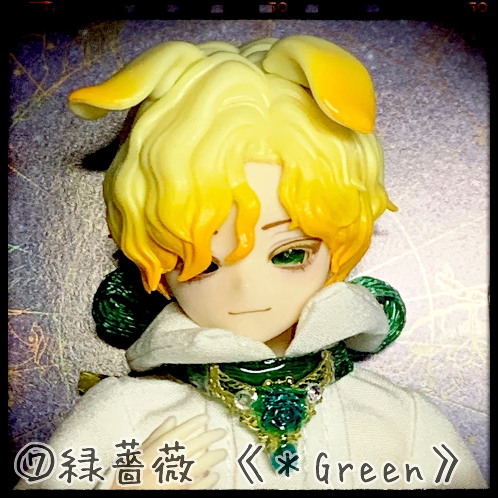 薔薇雫のリボンチョーカー:シチリアの追憶等小サイズドール用アクセサリー