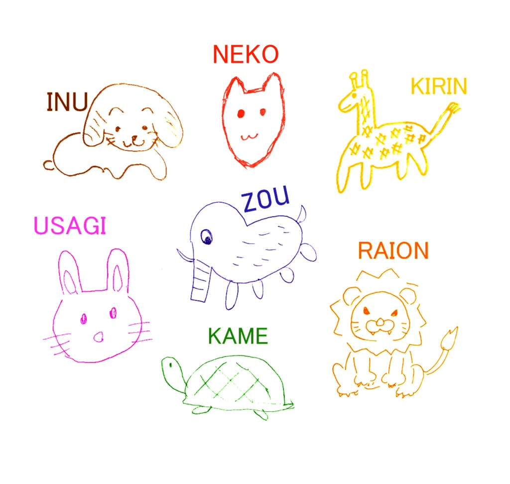 どうぶつTシャツ