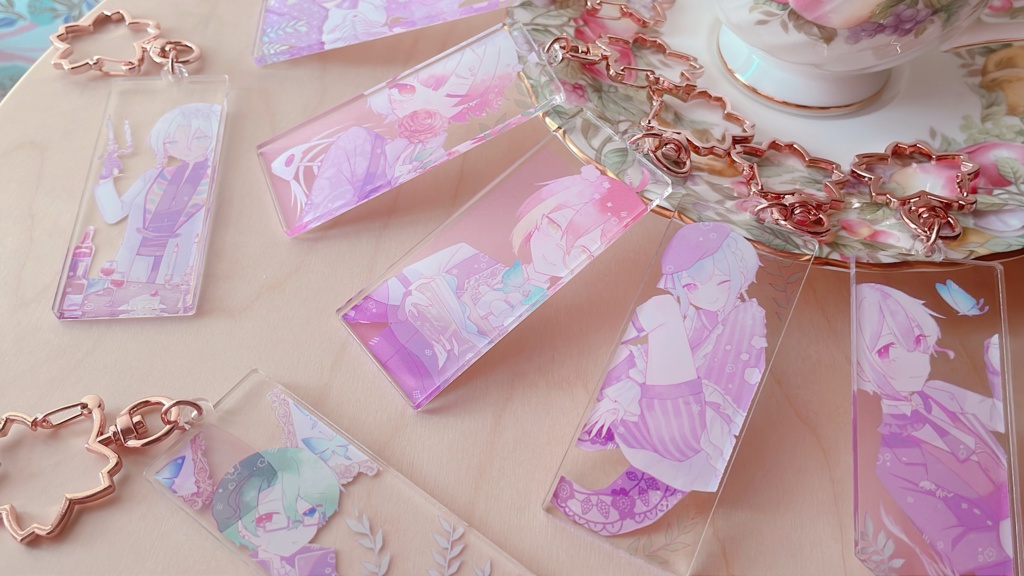 桜に溺れる🌸春羊アクキー
