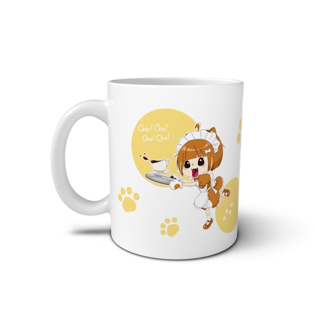 メイド柴犬ミクのマグカップ