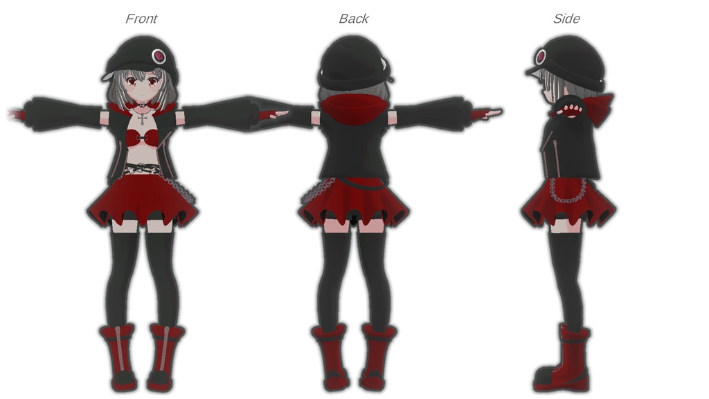オリジナル3Dモデル 「8-chan」