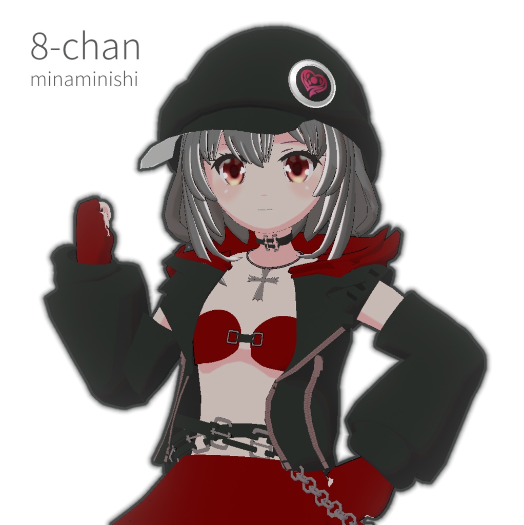 オリジナル3Dモデル 「8-chan」