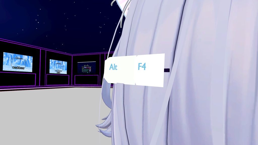 【VRC】Alt F4 ヘアピン