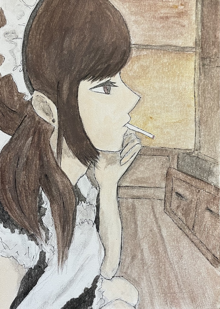 休憩。