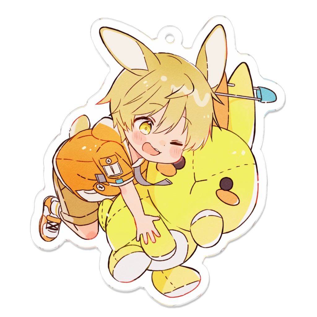 アクリルキーホルダー・ノル&まめこ