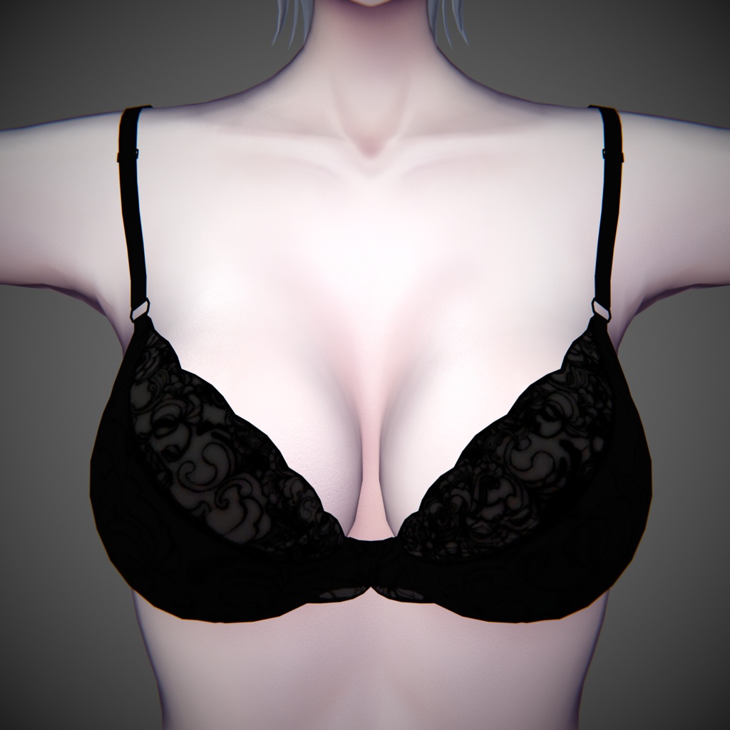 ブラックなんちゃらセール中!【Poiyomi超カンタン導入】改変勢が本気で作った激メロ肌マテリアル