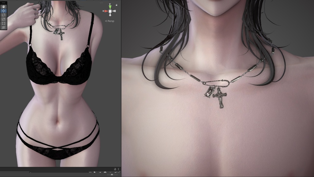 【poiyomi超カンタン導入】壊れちゃいそうな陶器肌マテリアル