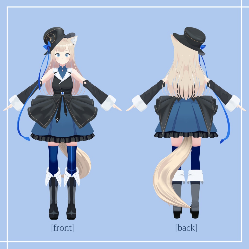 「MMDモデル」 Tokimori Aoi Fan-3D Model