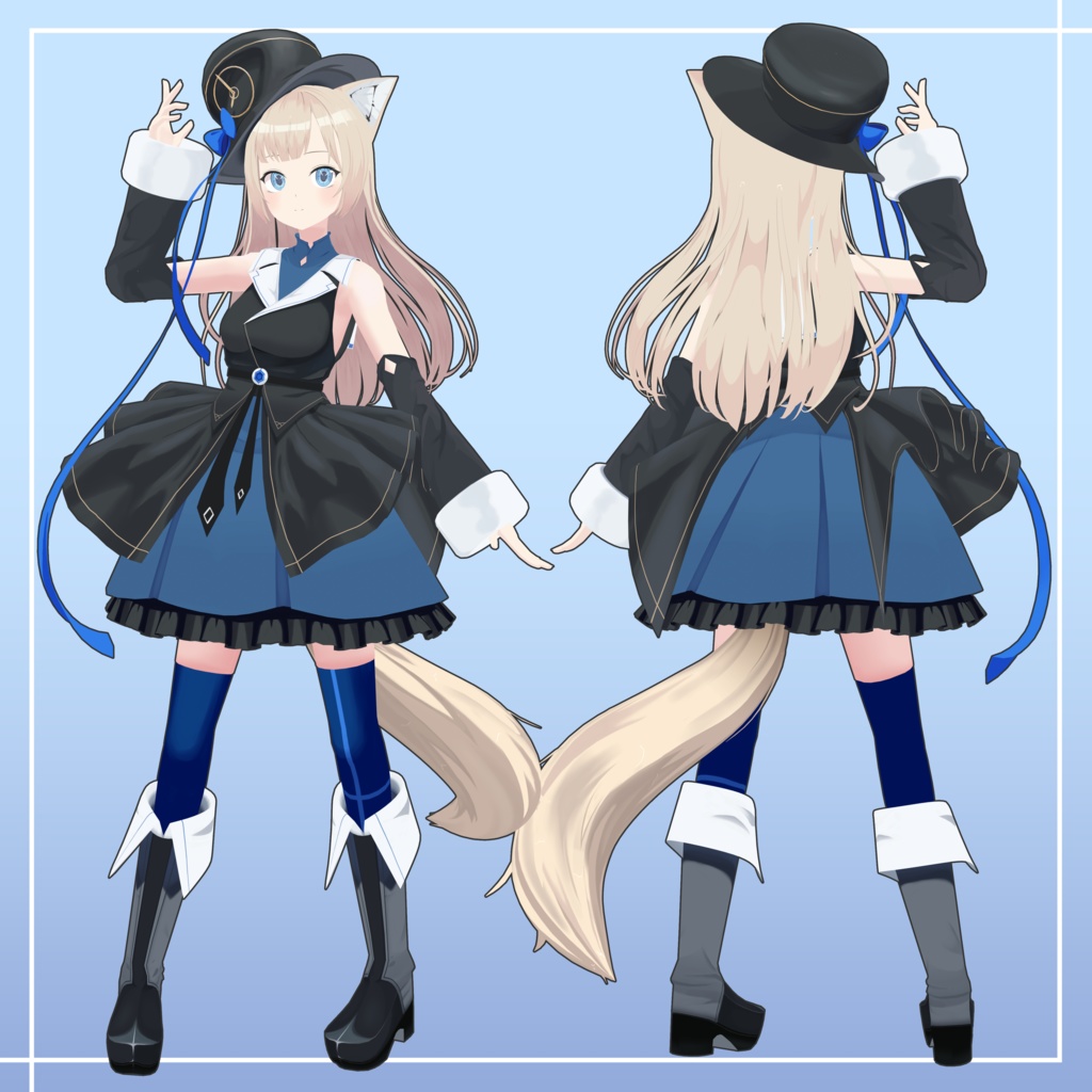 「MMDモデル」 Tokimori Aoi Fan-3D Model