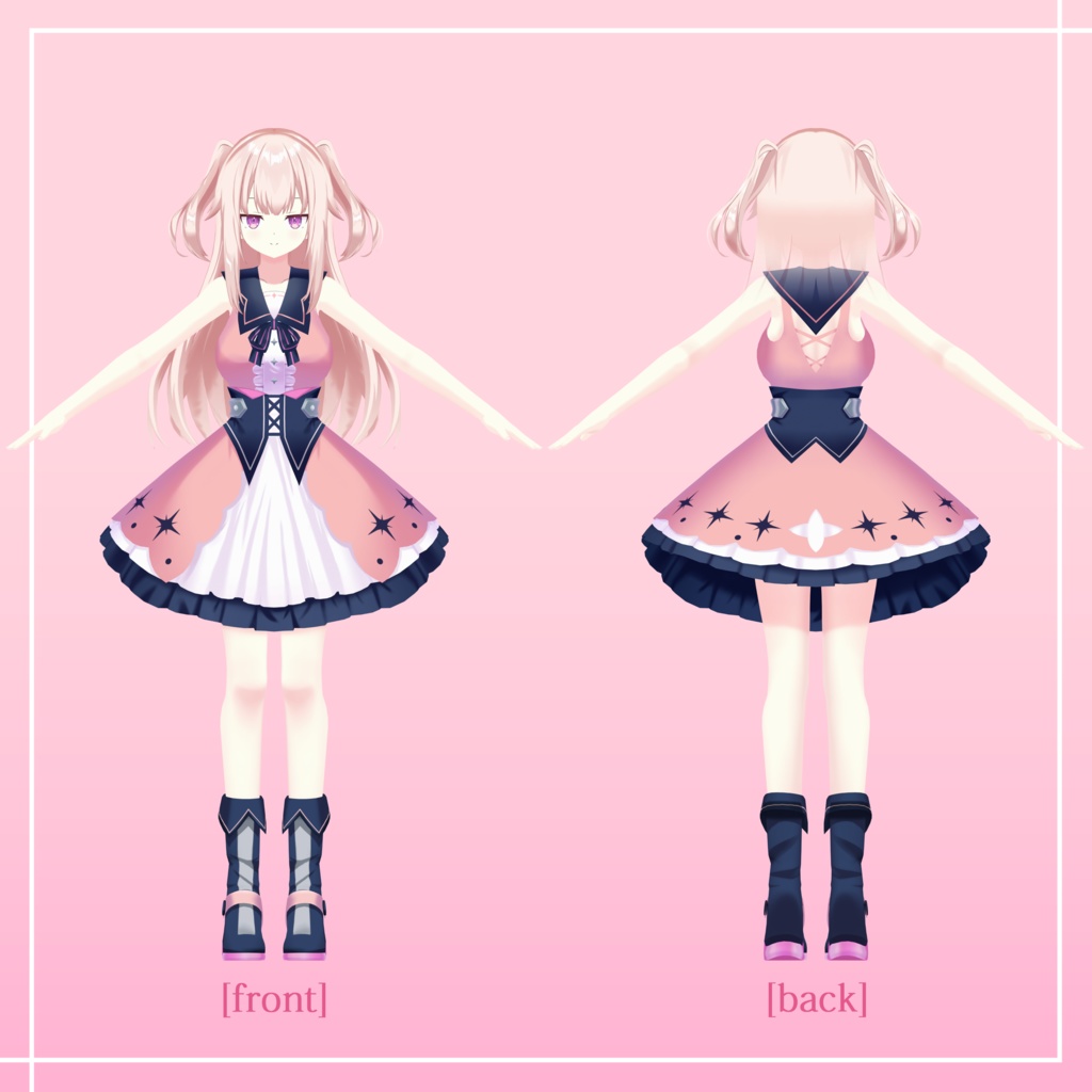「MMDモデル」 Hoshifuri Iku Fan-3D Model