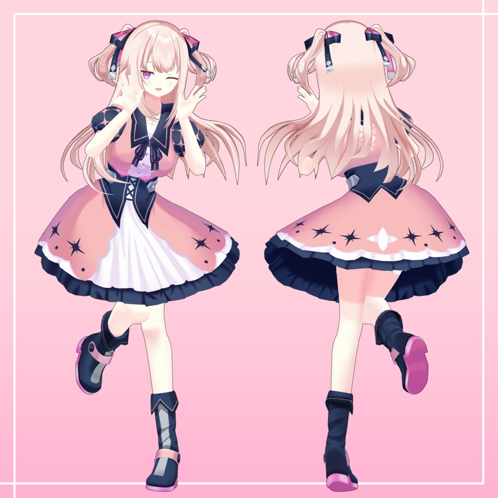 「MMDモデル」 Hoshifuri Iku Fan-3D Model