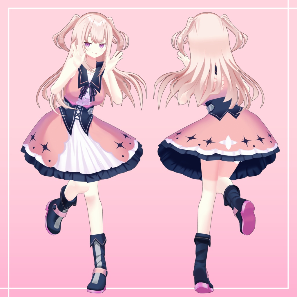 「MMDモデル」 Hoshifuri Iku Fan-3D Model