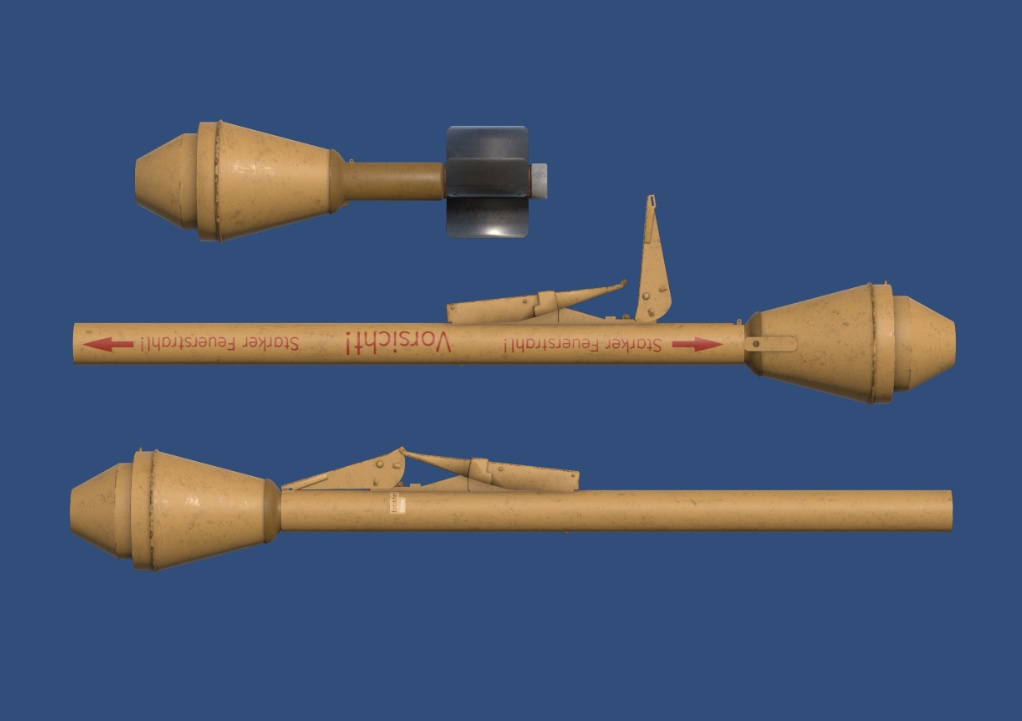 パンツァーファウスト 3Dモデル