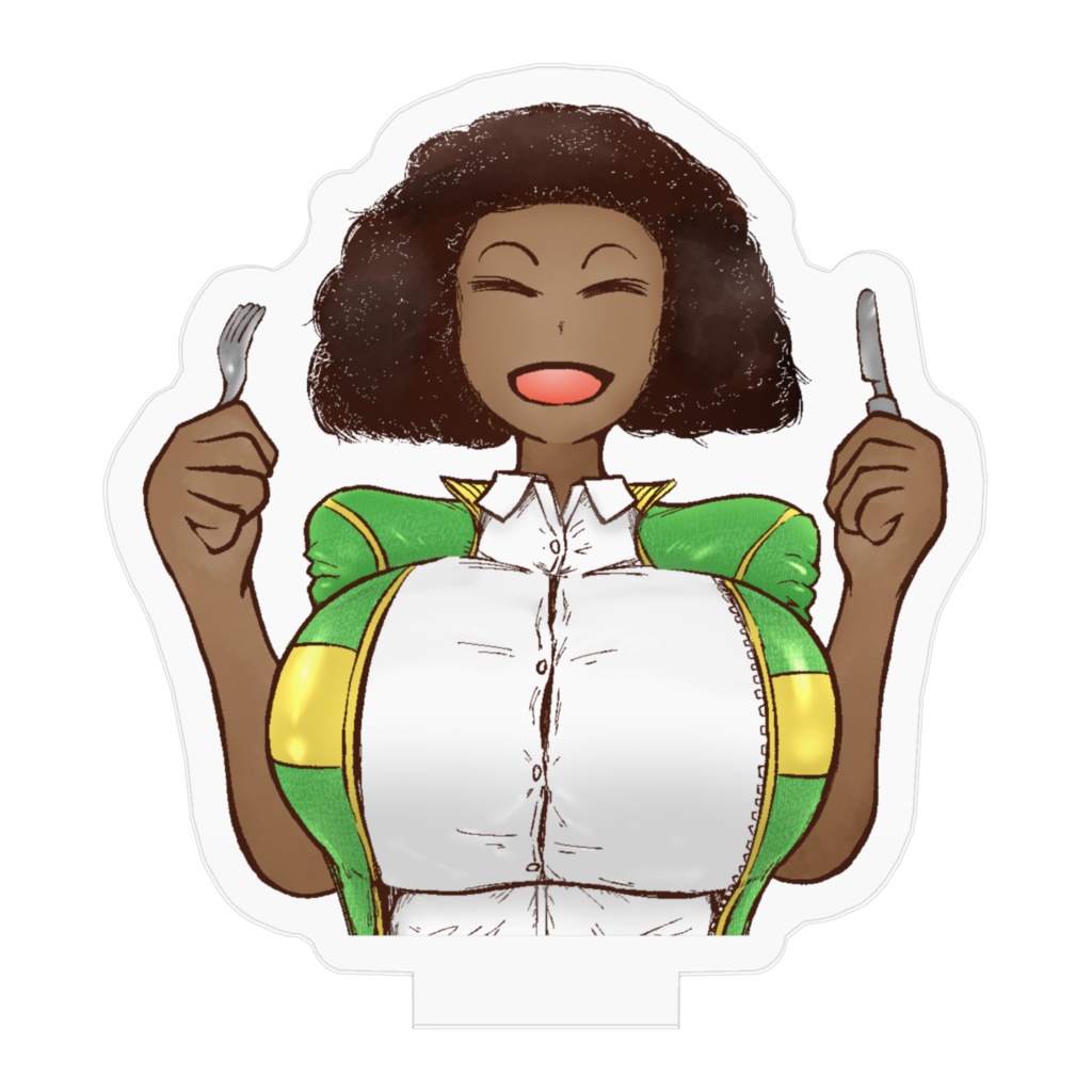 鷲羽パメラのお腹いっぱいデカ盛りフィギュア