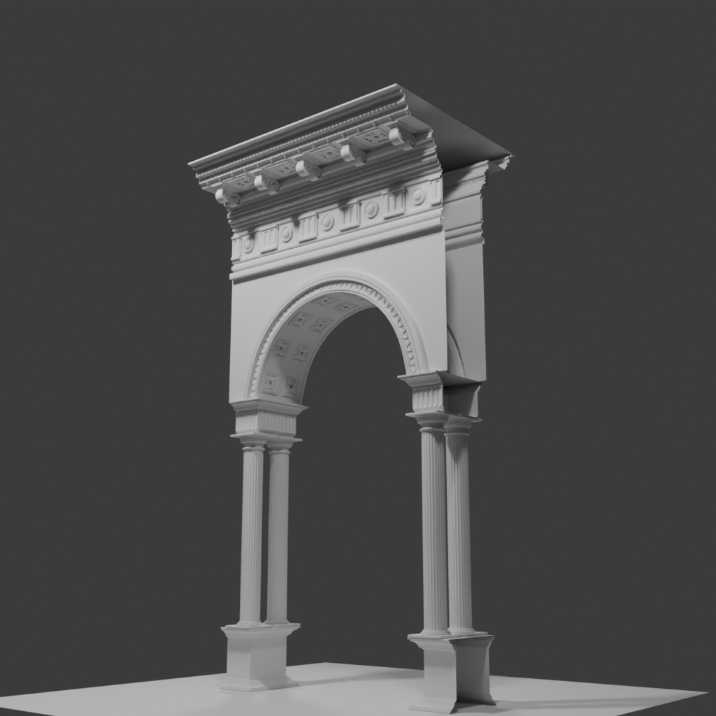 古代ギリシアコリント様式門