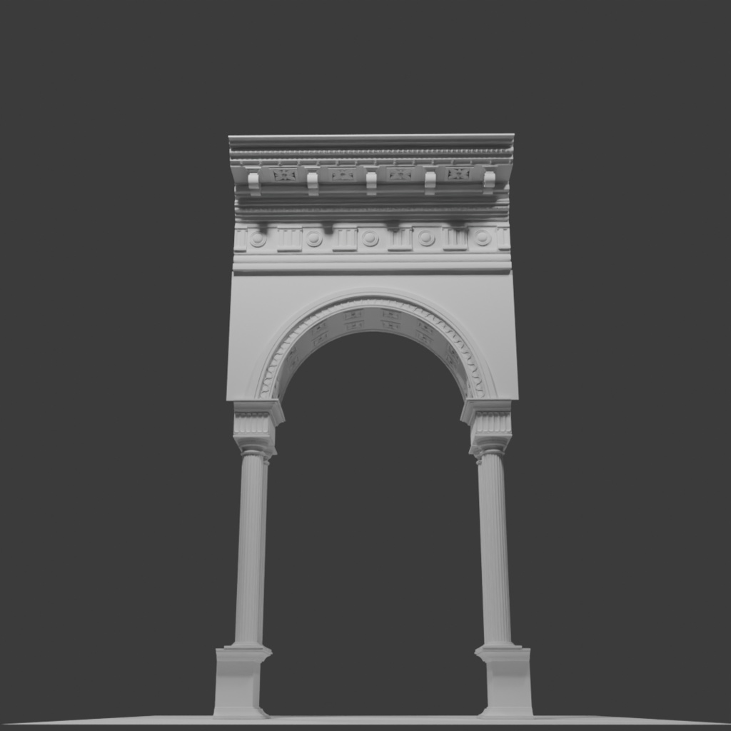 古代ギリシアコリント様式門