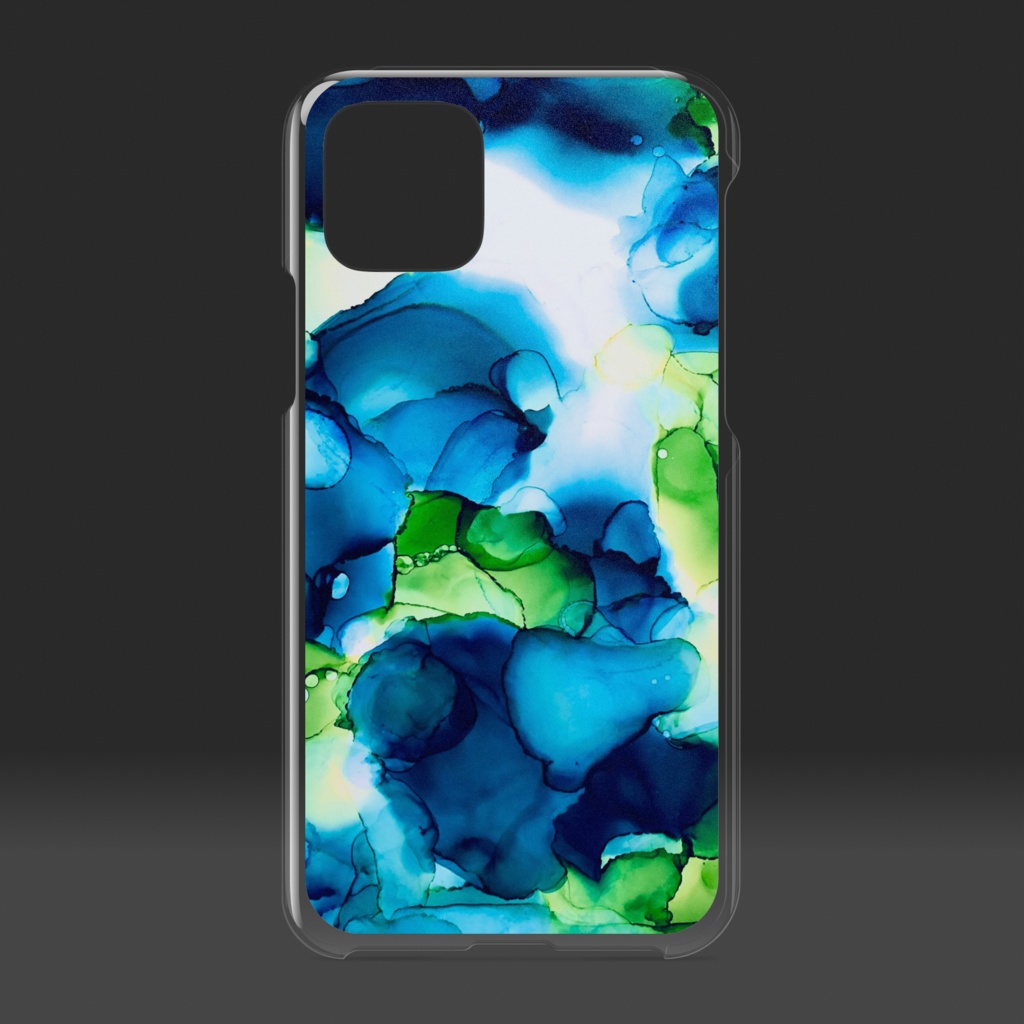 深緑(iPhone11Pro)クリアケース・カバー