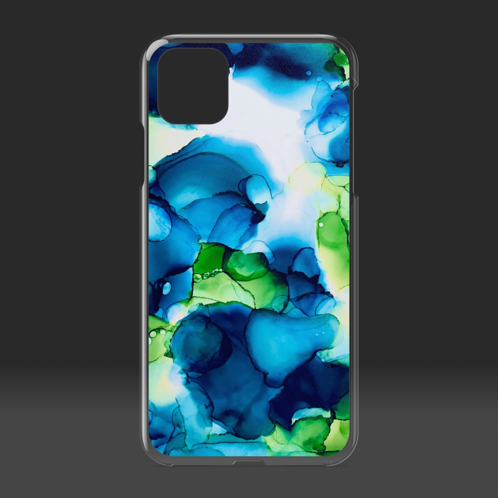 深緑(iPhone11ProMax)クリアケース・カバー