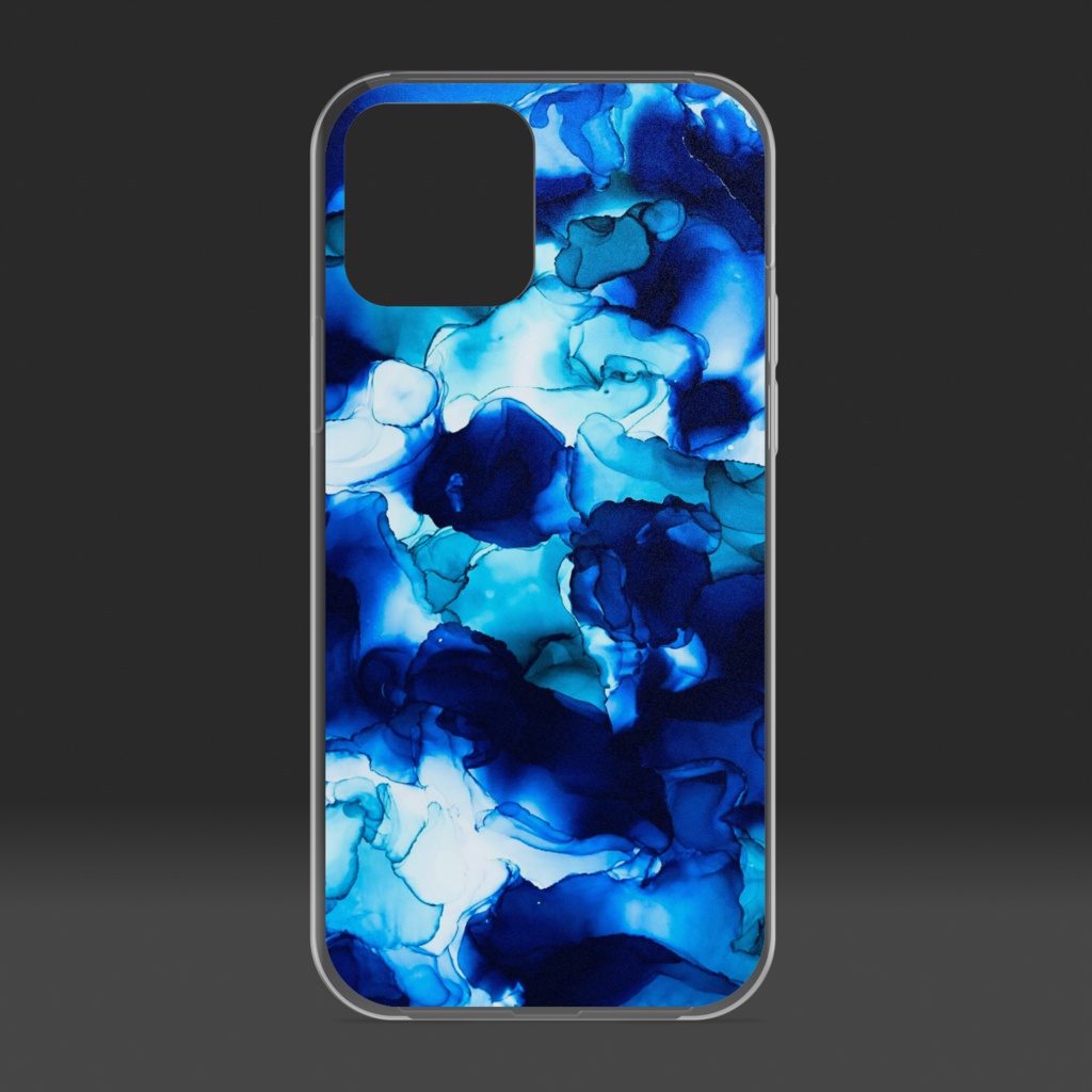 深海(iPhone12 iPhone12Pro)クリアケース