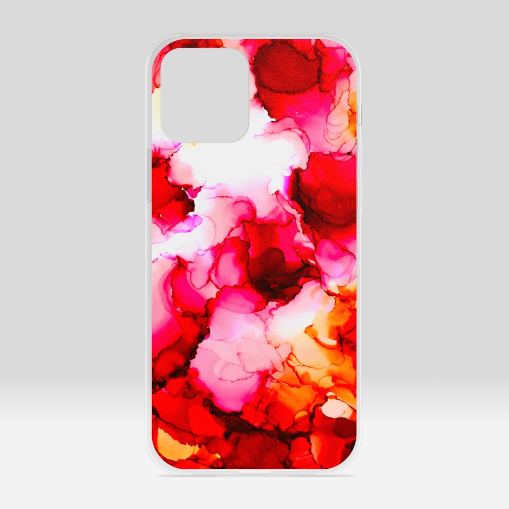 紅葉(iPhone12 12Pro)クリアケース・カバー